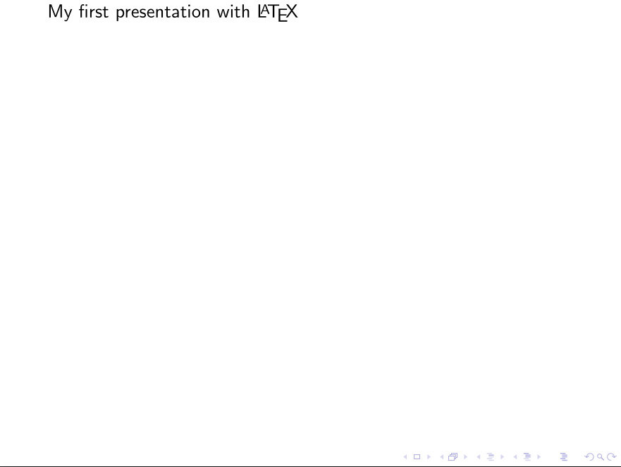 latex-presentation