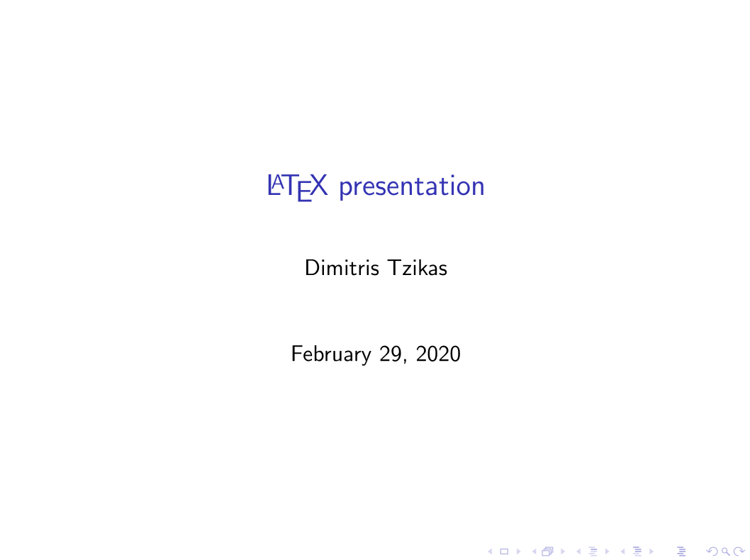 latex-presentation